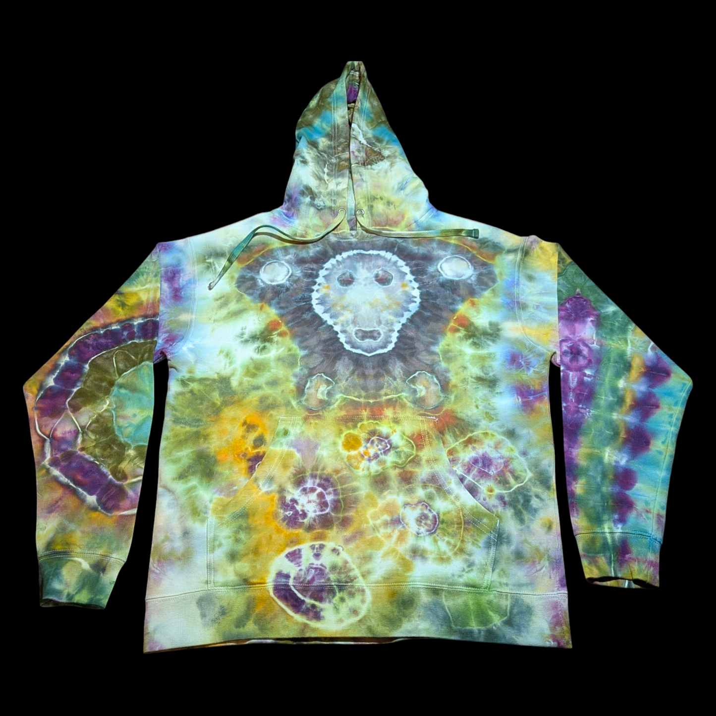 Spooky Medium Ice Dyed Hoodie