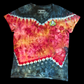 Ladies V-Neck Star Trek Inspired Ice Dyed Shirts (In-Stock)
