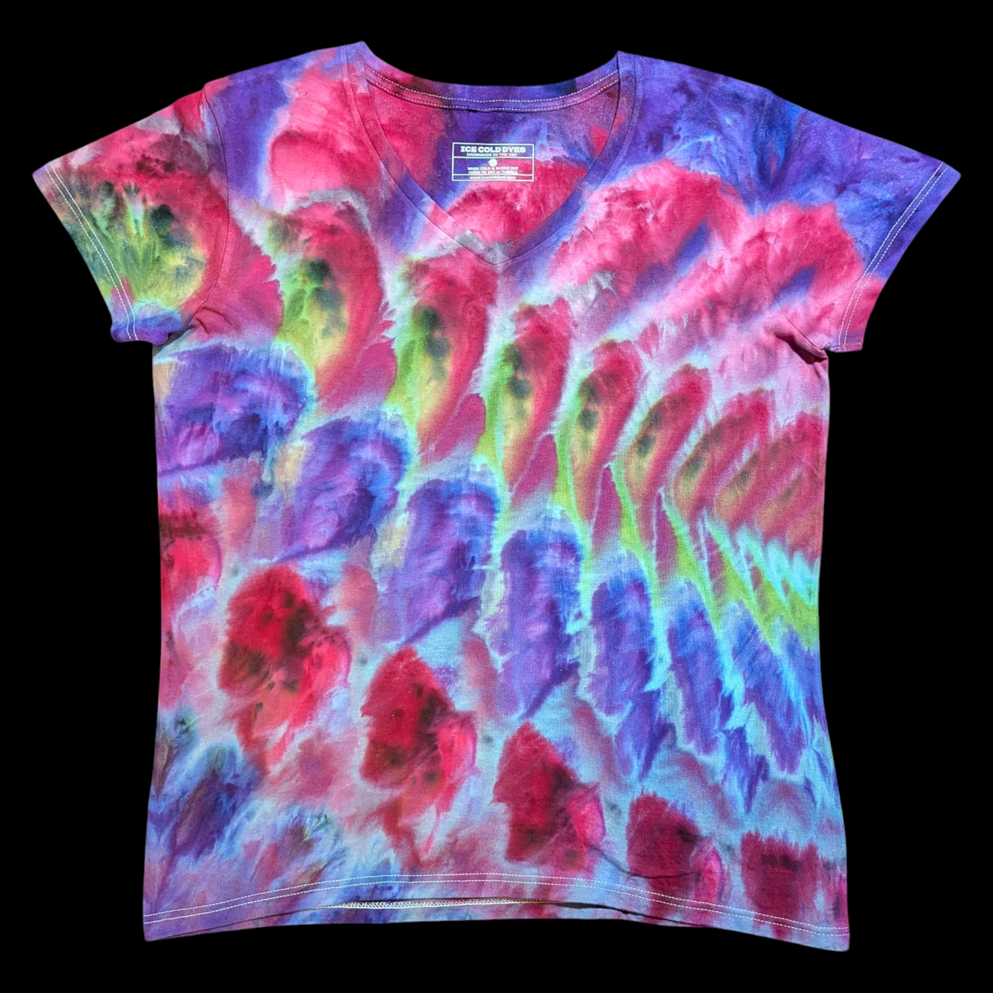 Cluster of Colors- Large Ladies Cut V-Neck