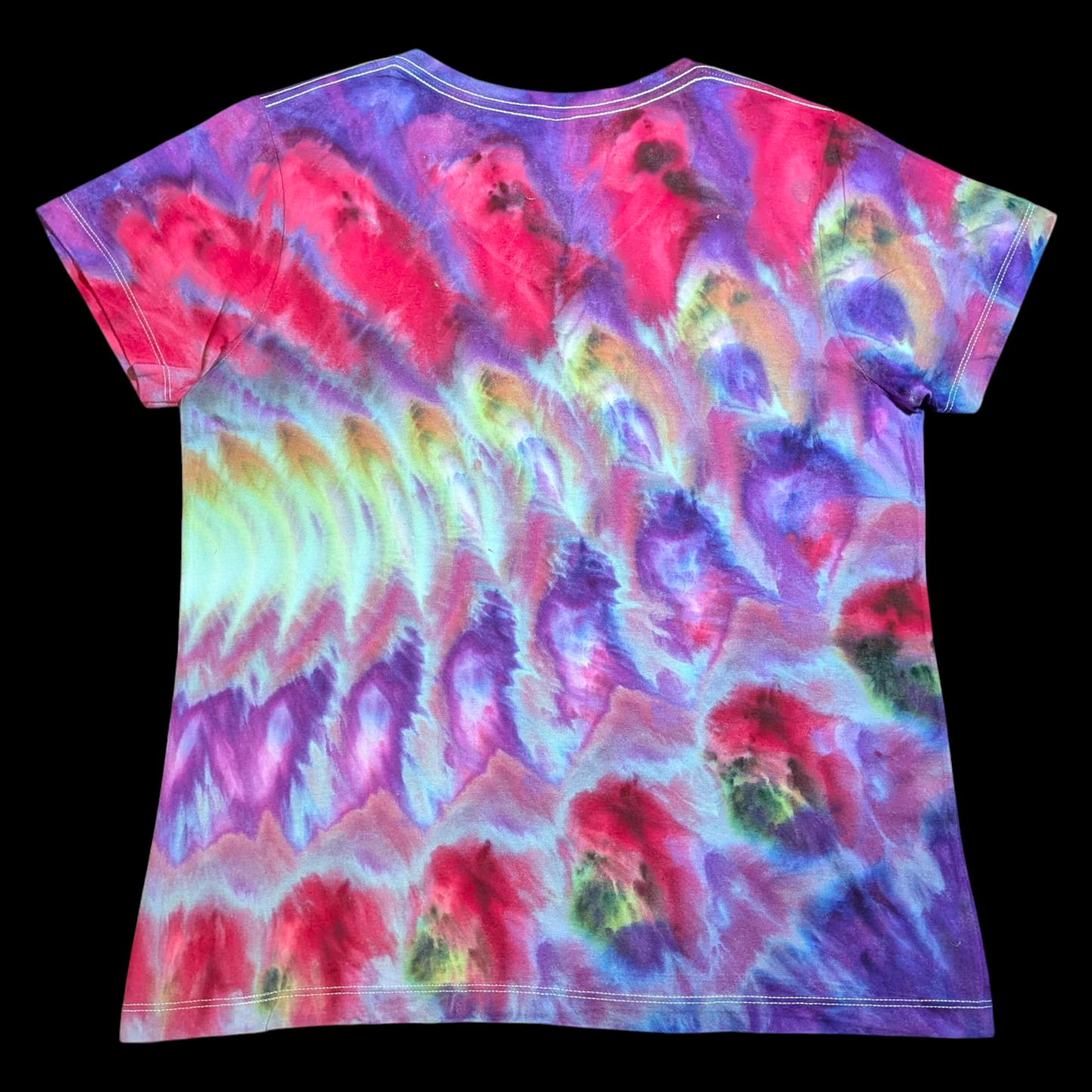 Color Clusters - Large Ladies Cut V-Neck