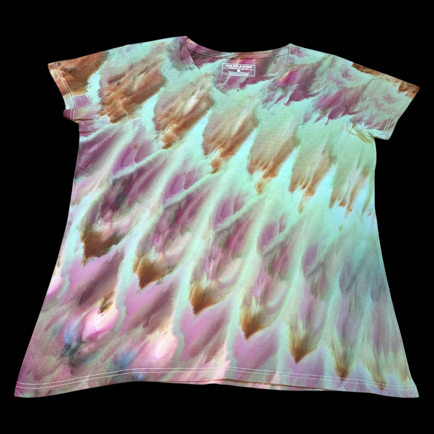 Blades of Grass - Large Ladies Cut V-Neck