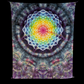 All Seeing Iris - Small Ice Dyed Tapestry
