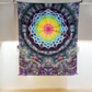 All Seeing Iris - Small Ice Dyed Tapestry