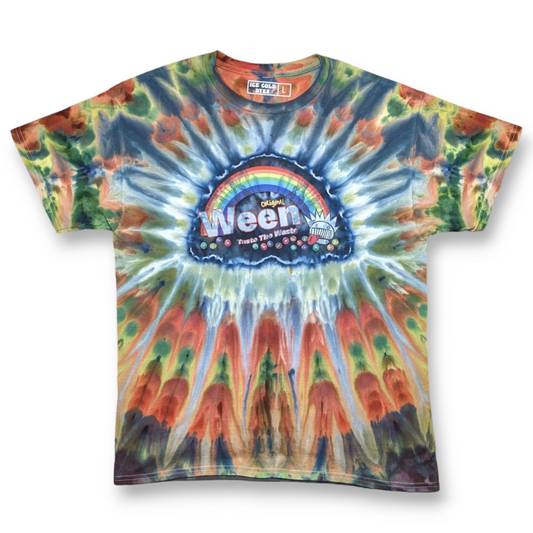 Taste The Waste - One Of A Kind Large Ice Dyed Ween Shirt