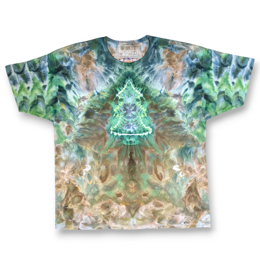 Christmas in July? 2XL Ice Dyed Shirt