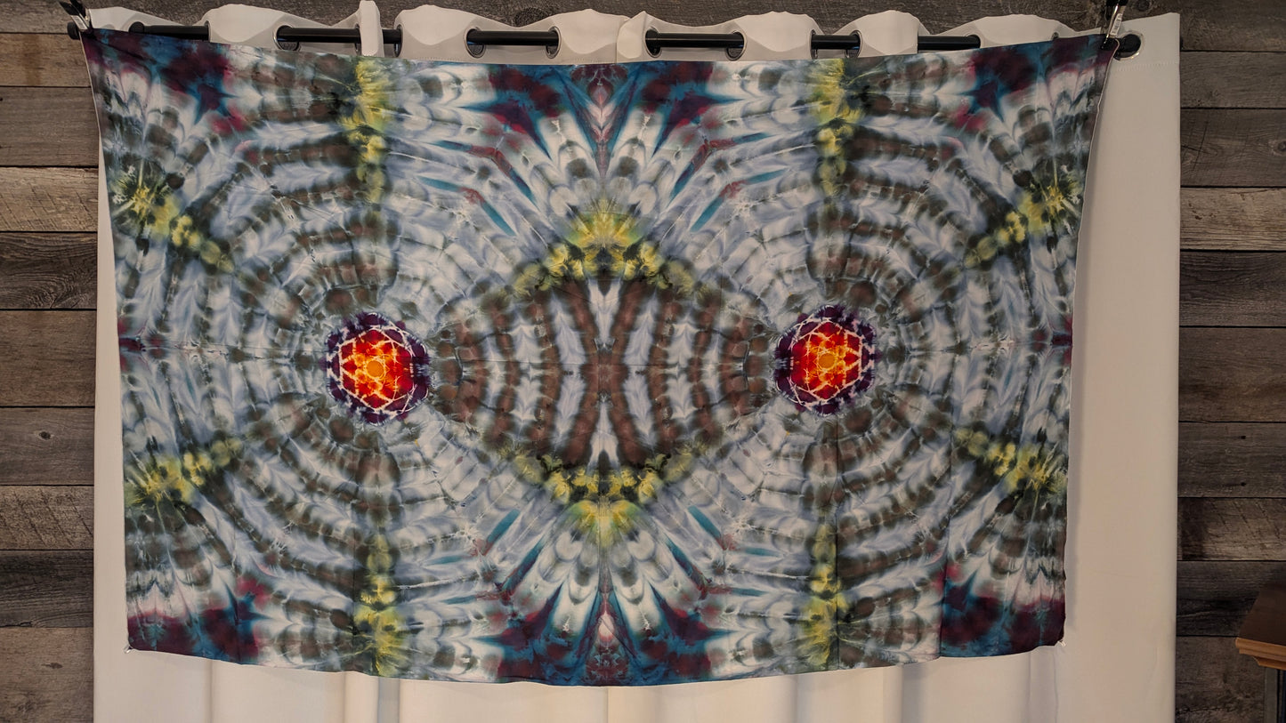 Owls Eyes - Soft Rayon Ice Dyed Tapestry / Sarong