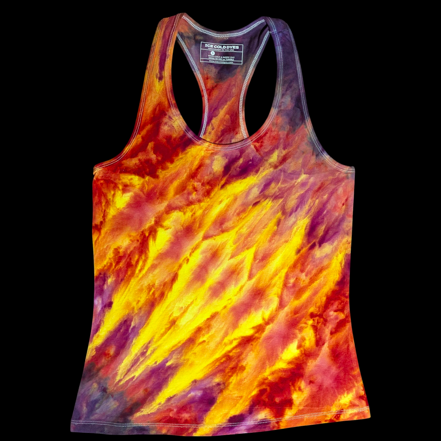 Firey Ladies Cut Tank Tops