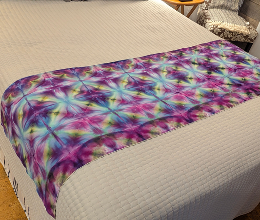 Lavender Grass - Soft Rayon Ice Dyed Scarf 82"x22"