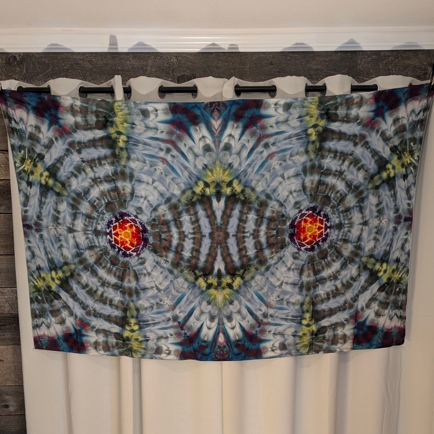 Owls Eyes - Soft Rayon Ice Dyed Tapestry / Sarong