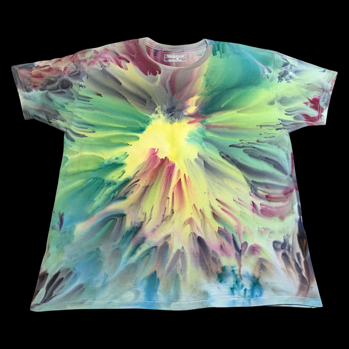 Beautiful Splatter - XL Ice Dyed Shirt