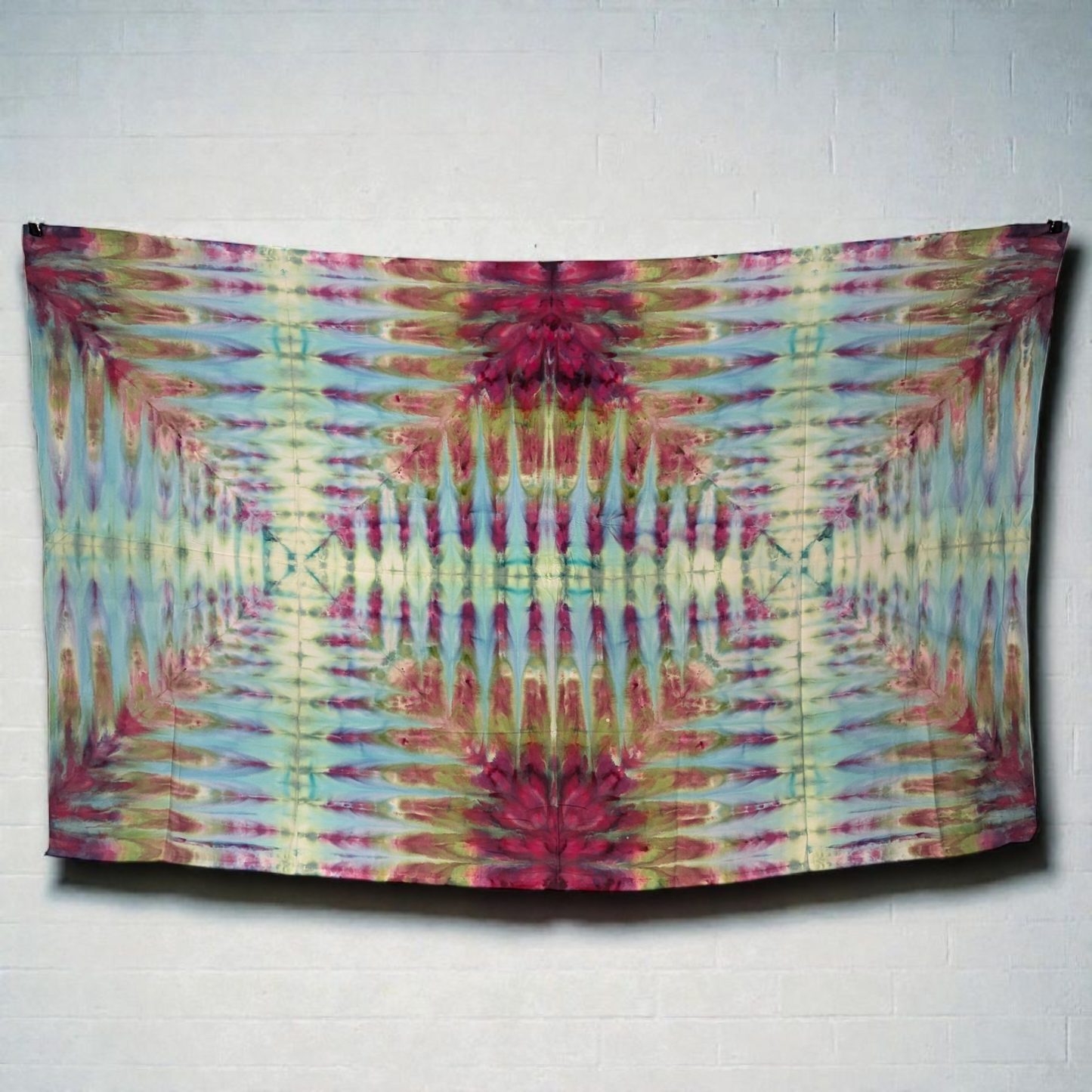 Spring Theme Bliss - Soft Rayon Ice Dyed Tapestry / Sarong