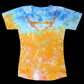 Steal Your Face Right Off Your head - ladies Small ice dyed shirt