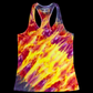 Firey Ladies Cut Tank Tops