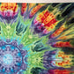 Blursting Through It All - 5'x7' Ice Dyed Tapestry