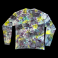 Floral Dark Boost - Large Long Sleeve Ice Dyed Shirt
