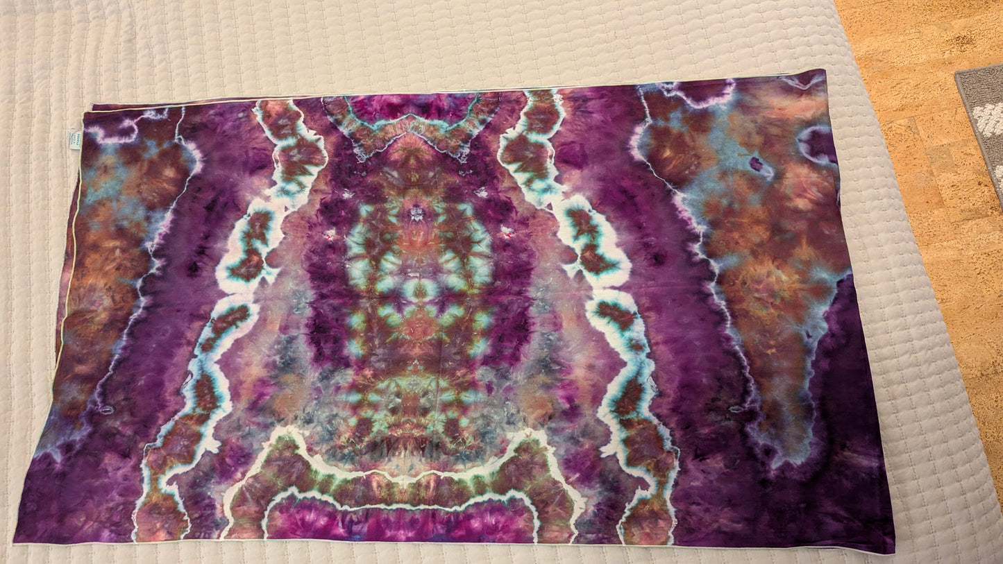 Purple Cosmos - Soft Rayon Ice Dyed Scarf 82"x22"