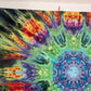 Blursting Through It All - 5'x7' Ice Dyed Tapestry
