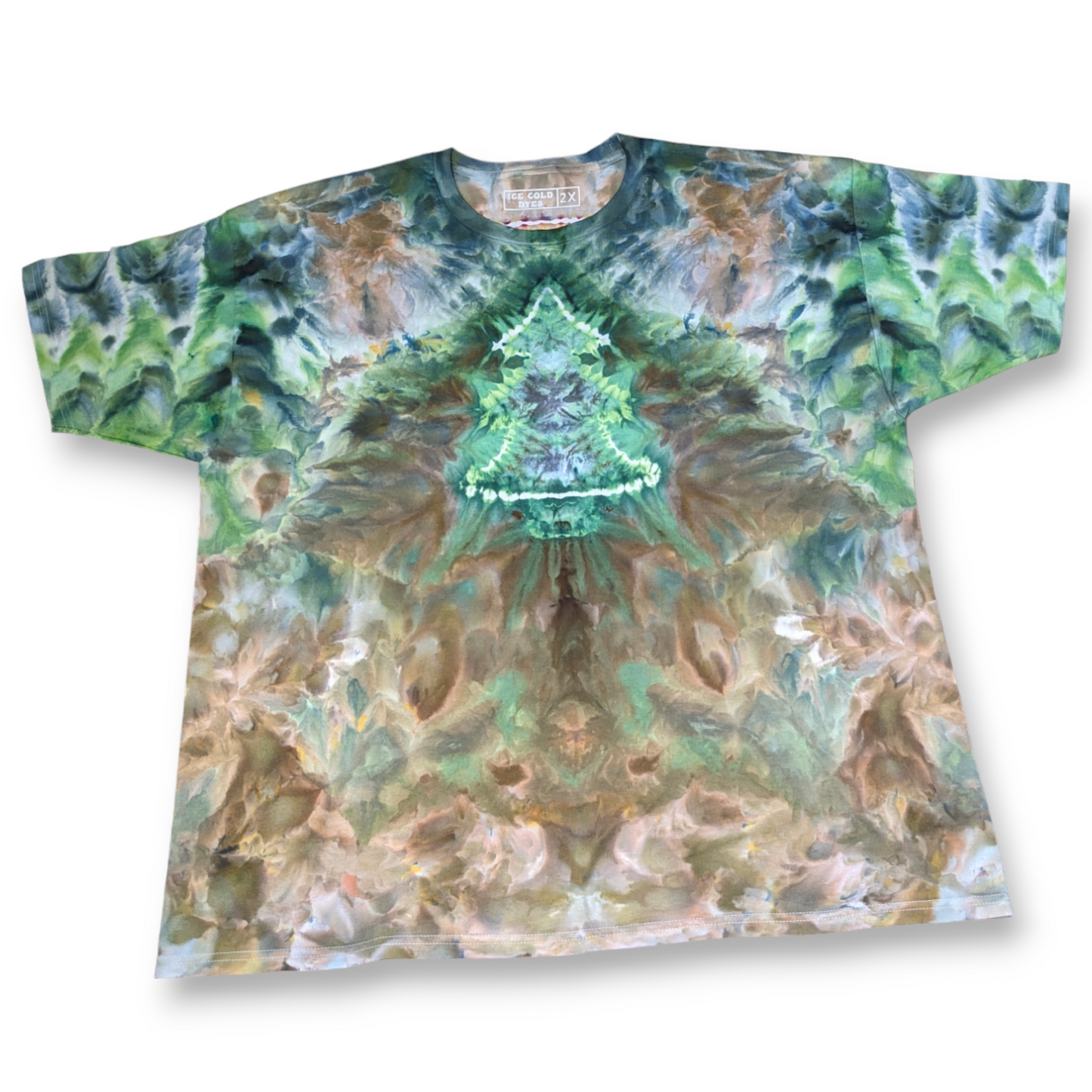 Christmas in July? 2XL Ice Dyed Shirt