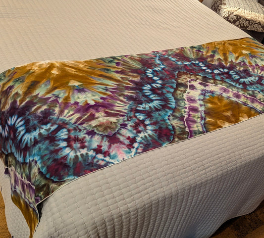 Chaos River - Soft Rayon Ice Dyed Scarf 82"x22"