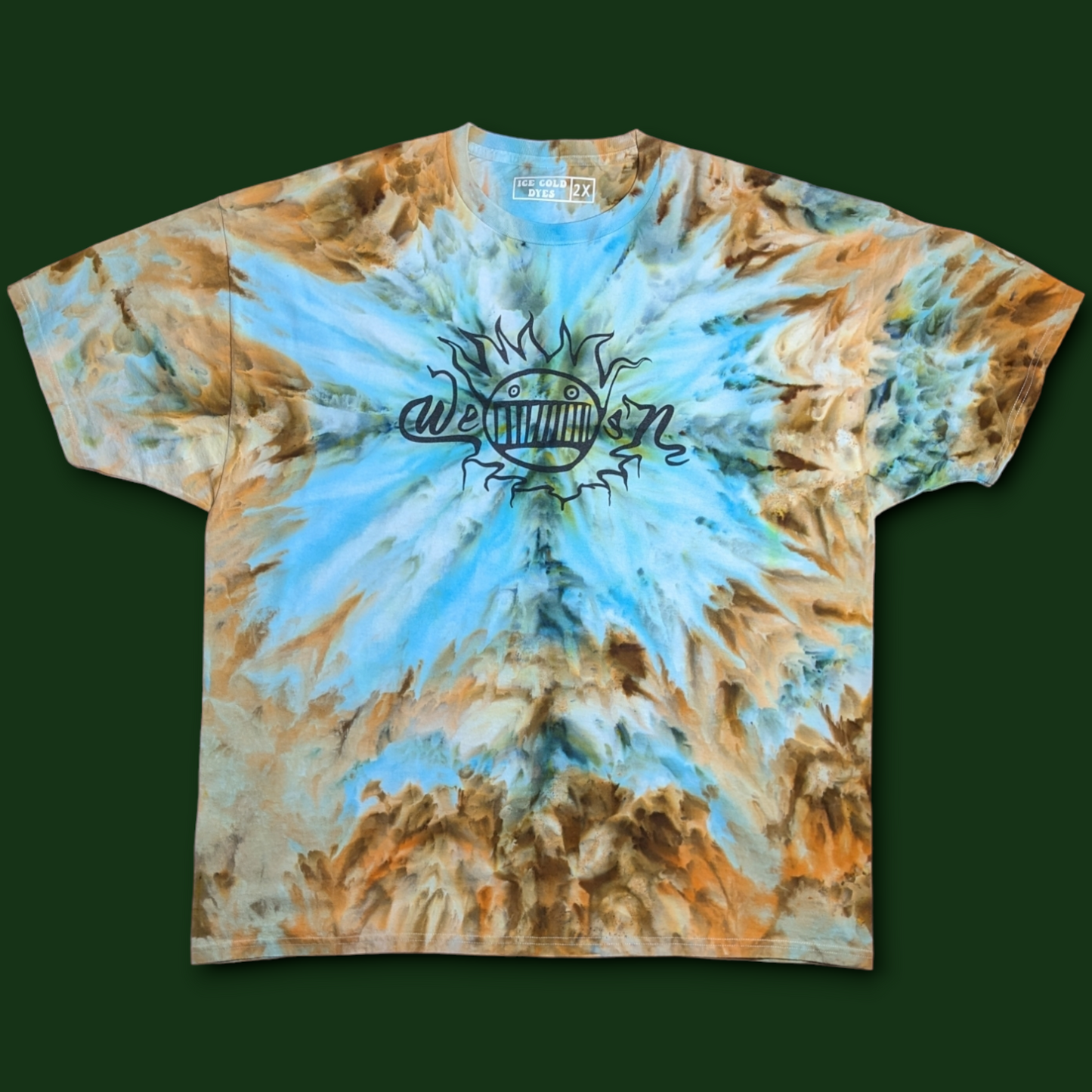 Boognish Melting Limited Run Ween Ice Dyed Shirt for 2023 - 2XL