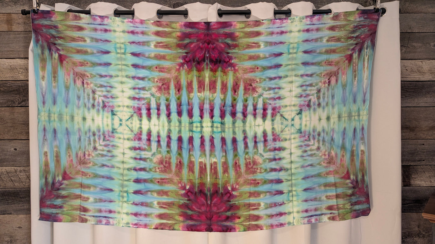 Spring Theme Bliss - Soft Rayon Ice Dyed Tapestry / Sarong