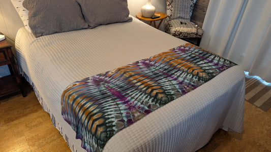 Spire Path - Soft Rayon Ice Dyed Scarf 82"x22"