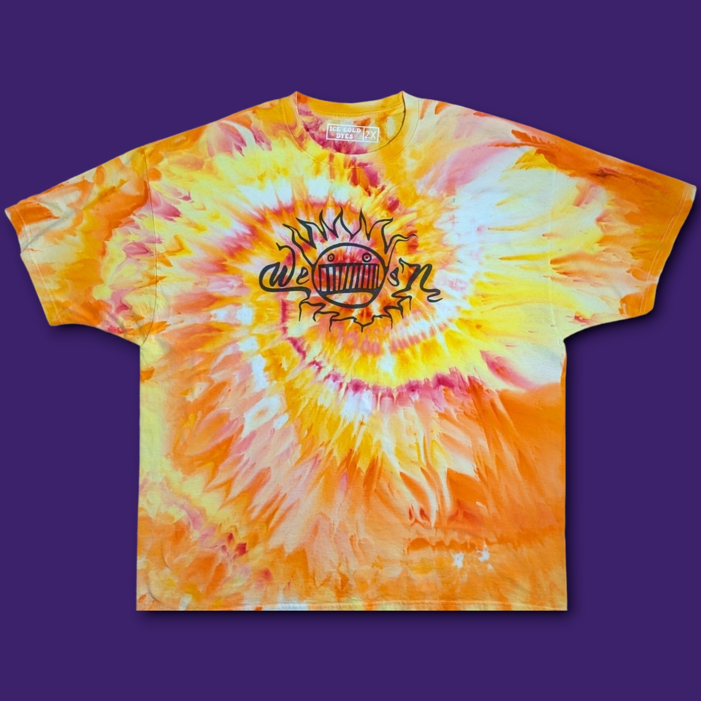 Boognish Melting Limited Run Ween Ice Dyed Shirt for 2023 - 2XL