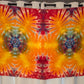 Double Orange Ice Dyed Sarong Wrap/Tapestry 82"x44"