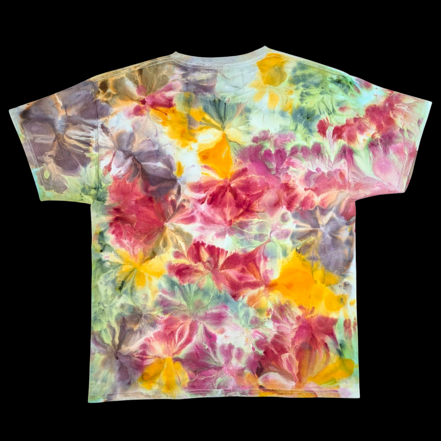 Wildflower Garden- Large Ice Dyed Shirt