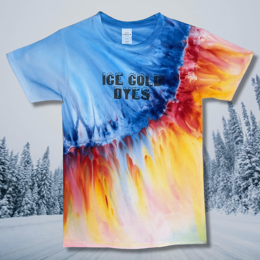 Branded #5 Fire And Ice Ice Dyed Shirt - Small