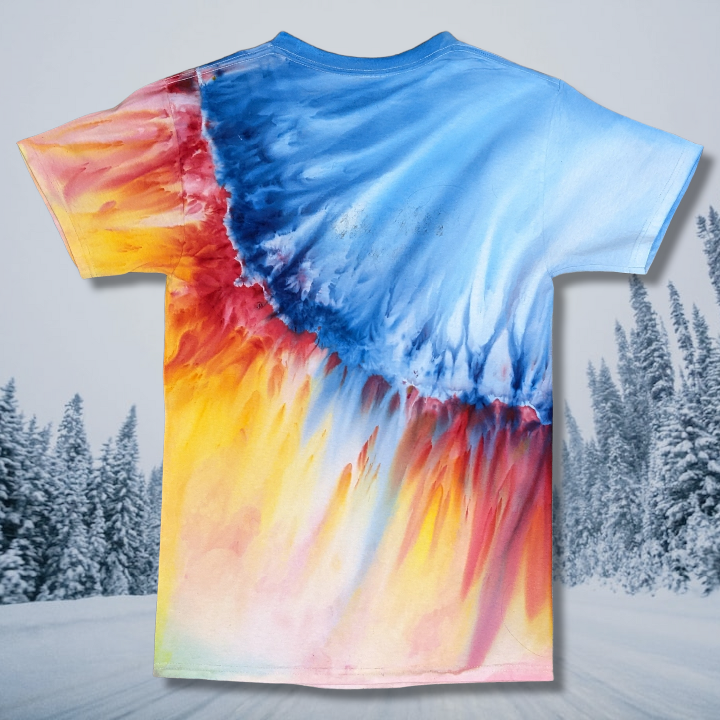 Branded #5 Fire And Ice Ice Dyed Shirt - Small