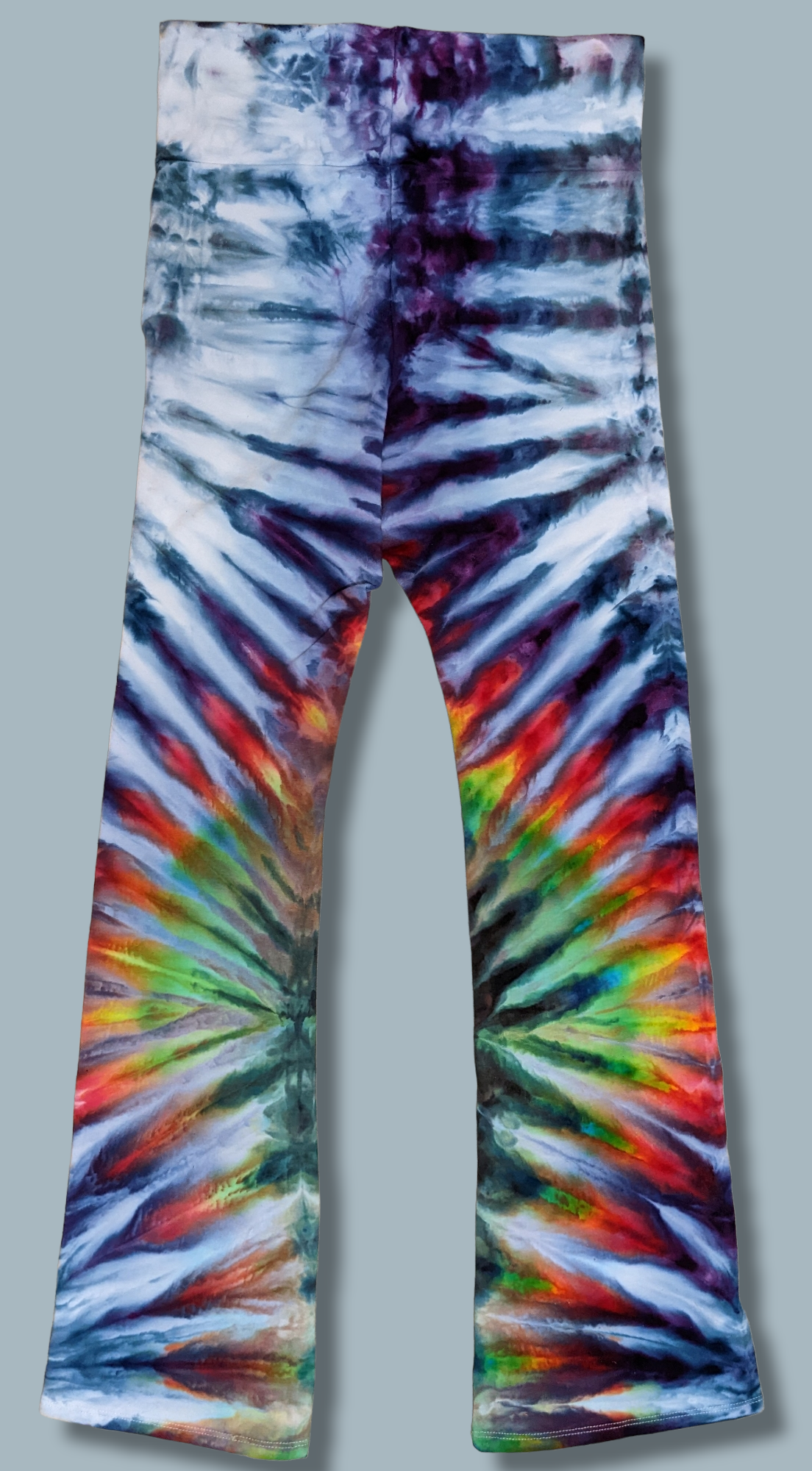 Rainbow Ice Ice Dyed Yoga Pants - Large