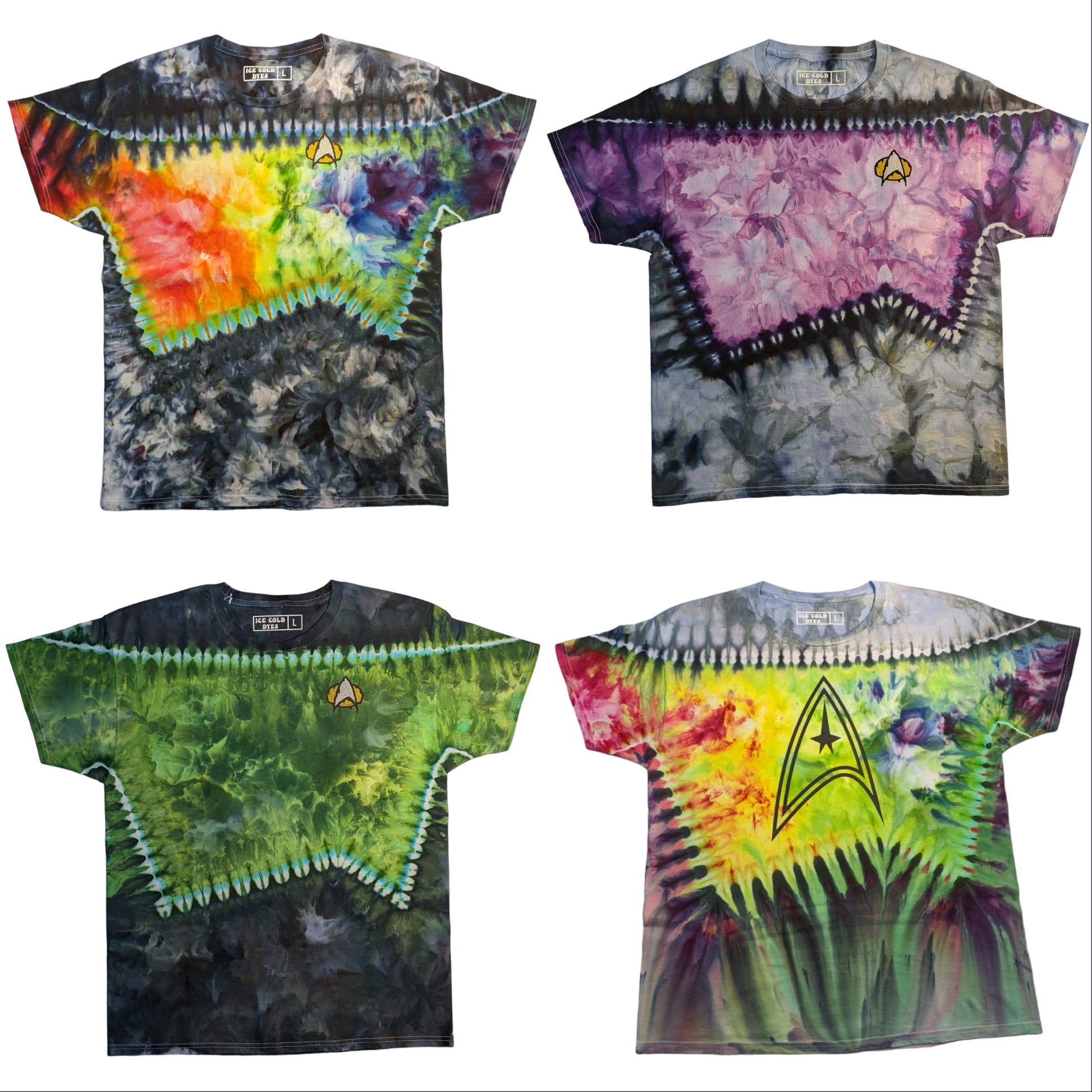 How was this tie-dyed t-shirt made?
