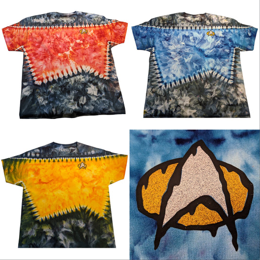 Made To Order Star Trek Tie Dye Uniform Shirt